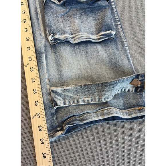 Daisy Y2K Cargo Industrial Grunge Edgy Women's Distressed Wide Leg Utility M - Picture 16 of 16